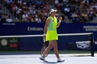 Jelena Ostapenko at the 2023 US Open.